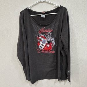 Harley Davidson limited edition Scott Jacobs women shirt size 1x